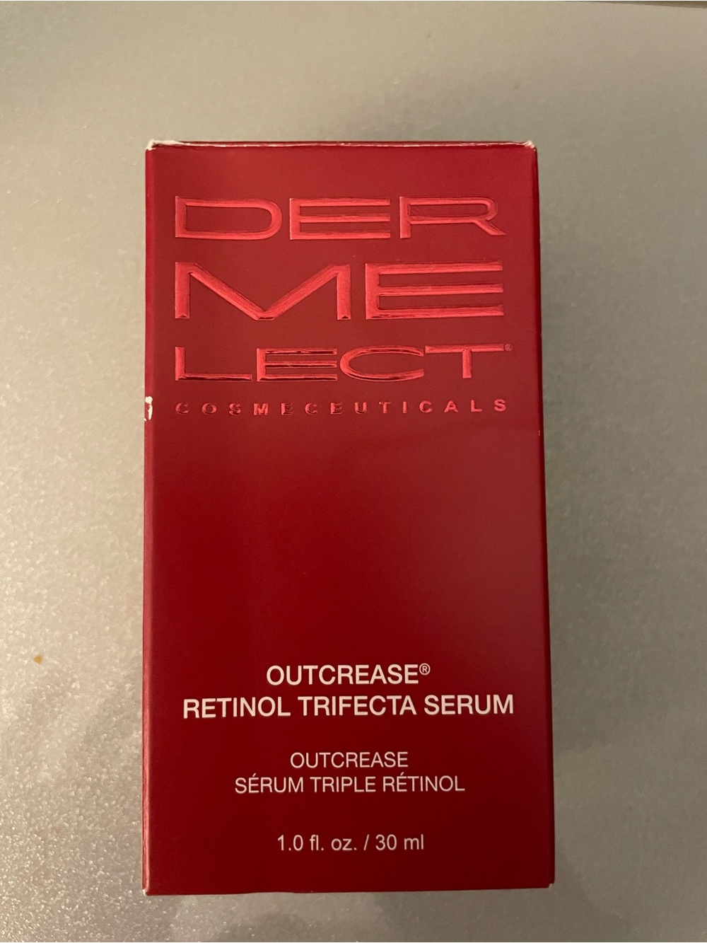 DERMELECT Women's Outcrease Retinol Trifecta Serum 1.0 oz Anti-Aging Wrinkle NIB - Picture 3 of 7